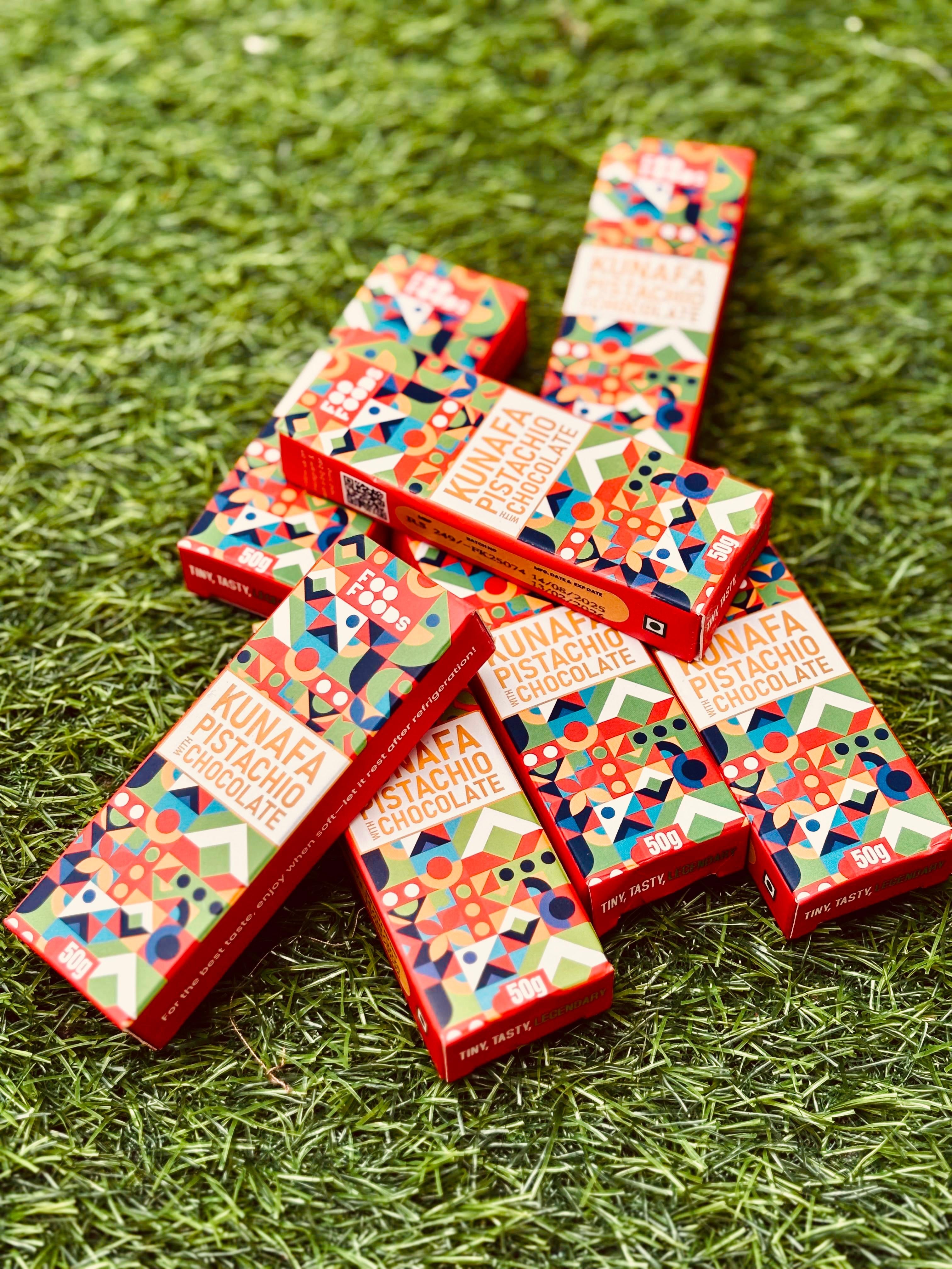 Viral Kunafa Pistachio Chocolate- Mini Bar 50g